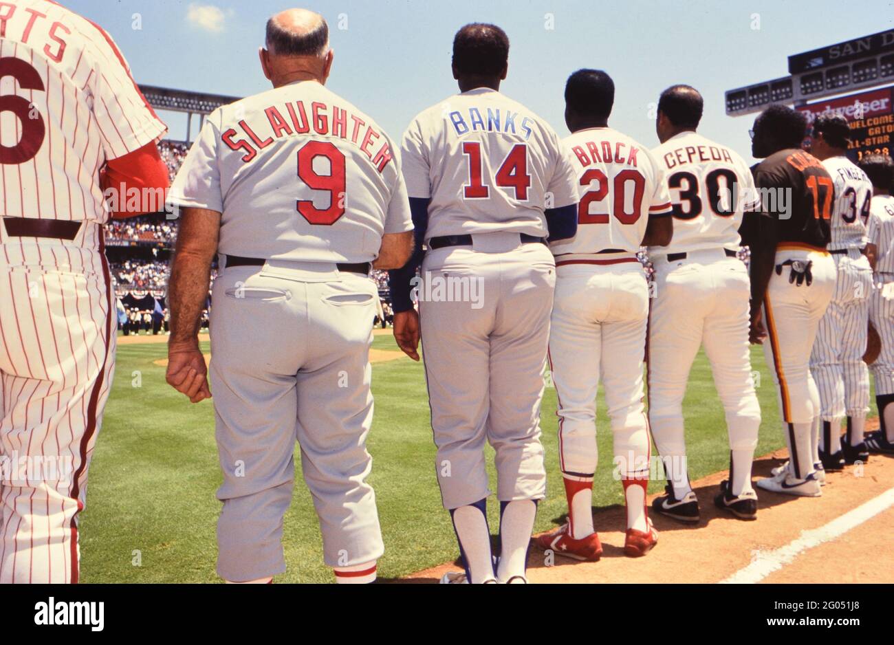 1992 principales activités de baseball All-Star - Heroes of Baseball -- Veuillez créditer le photographe Kirk Schlea Banque D'Images