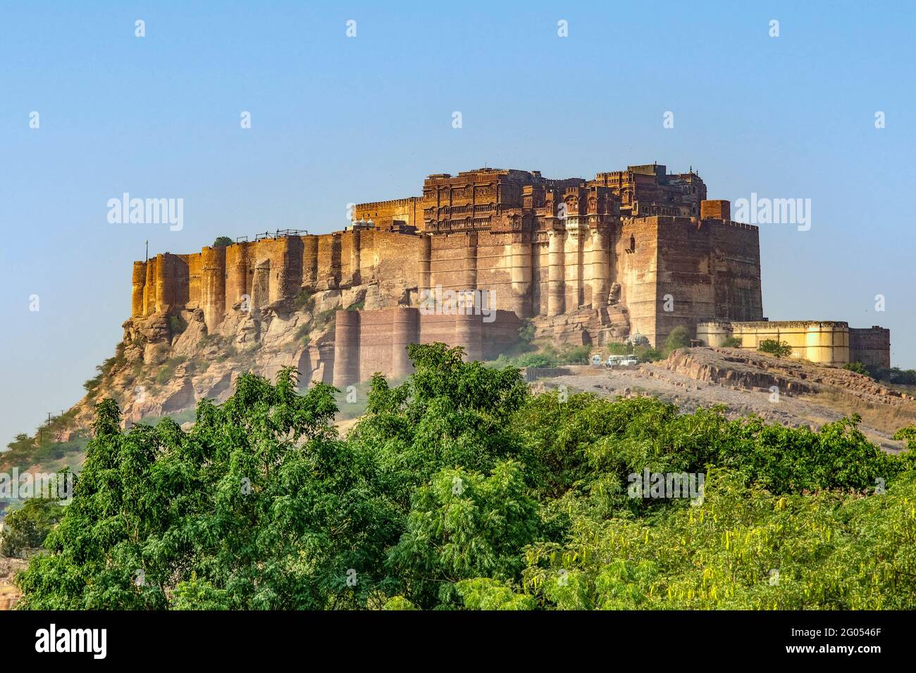 Fort Mehrangarh, Jodhpur, Rajasthan, India Banque D'Images