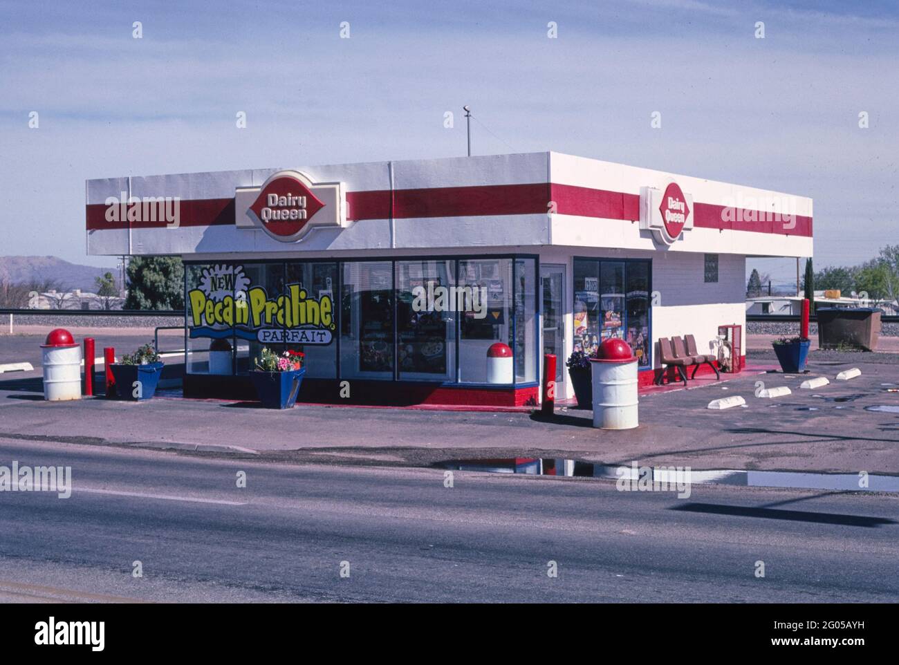 Amérique des années 2000 - Dairy Queen, Benson, Arizona 2003 Banque D'Images