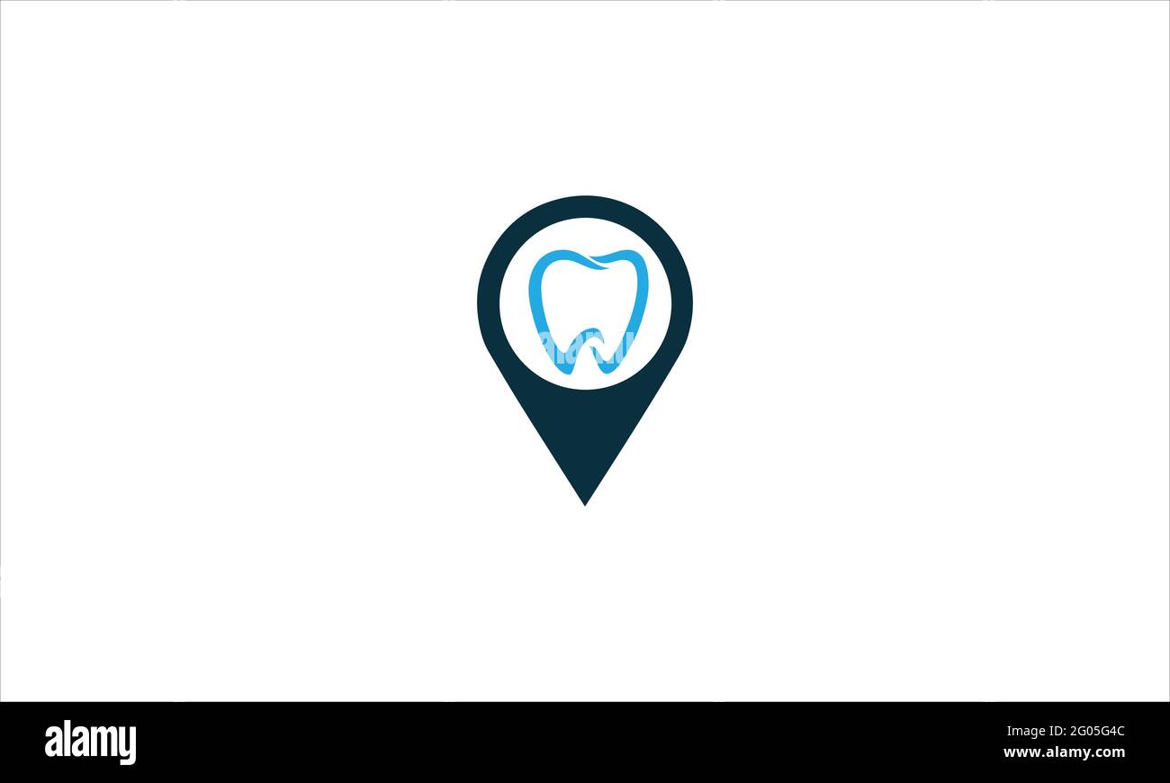 Cabinet de dentiste icône logo illustration Illustration de Vecteur