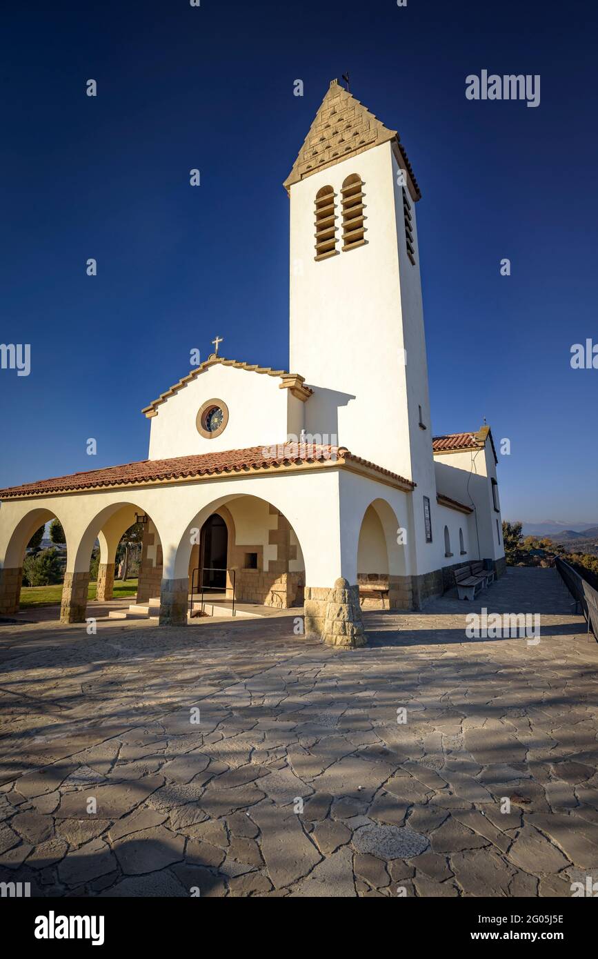 Sanctuaire de Lourdes à Prats de Lluçanès (Osona, Barcelone, Catalogne, Espagne) ESP : Santuario de Lourdes en Prats de Lluçanès, Osona, Barcelone, Catalogne Banque D'Images