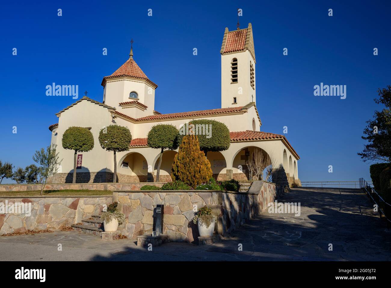 Sanctuaire de Lourdes à Prats de Lluçanès (Osona, Barcelone, Catalogne, Espagne) ESP : Santuario de Lourdes en Prats de Lluçanès, Osona, Barcelone, Catalogne Banque D'Images