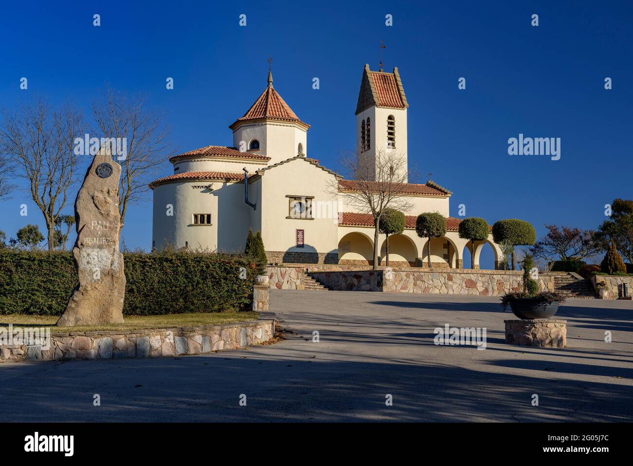 Sanctuaire de Lourdes à Prats de Lluçanès (Osona, Barcelone, Catalogne, Espagne) ESP : Santuario de Lourdes en Prats de Lluçanès, Osona, Barcelone, Catalogne Banque D'Images