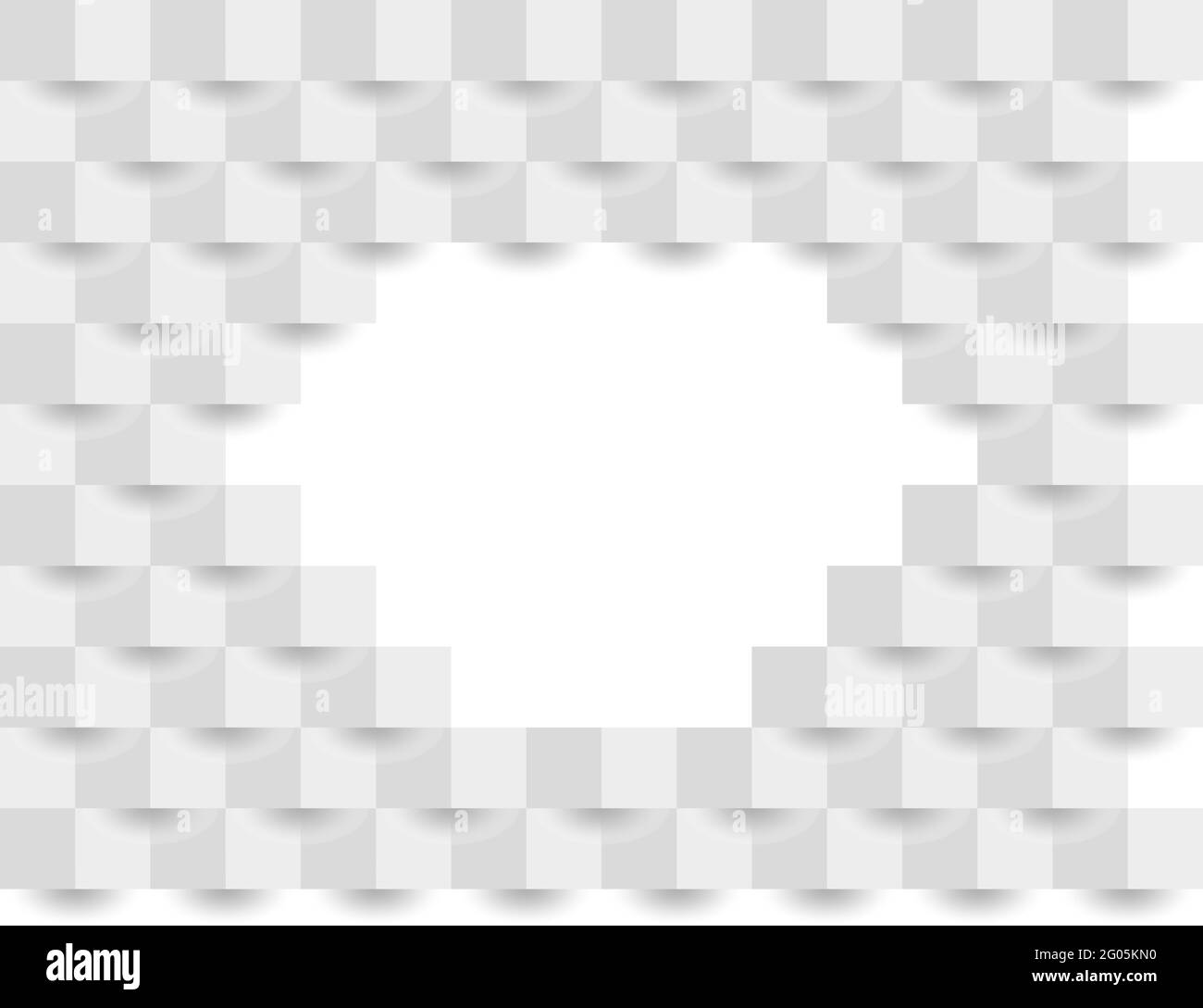 Arrière-plan géométrique blanc abstrait, style art sur papier 3d. Illustration vectorielle. Illustration de Vecteur