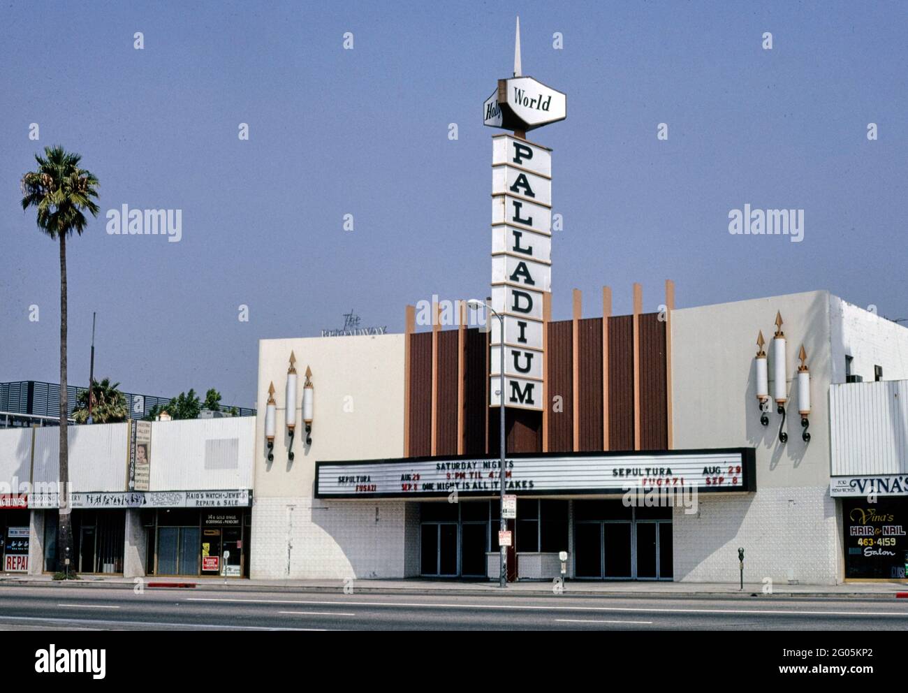 Amérique des années 1990 - Hollywood Palladium, Hollywood, Californie 1991 Banque D'Images