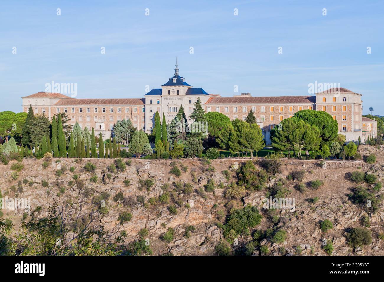 Bâtiment de l'Académie d'infanterie à Tolède, Espagne Banque D'Images