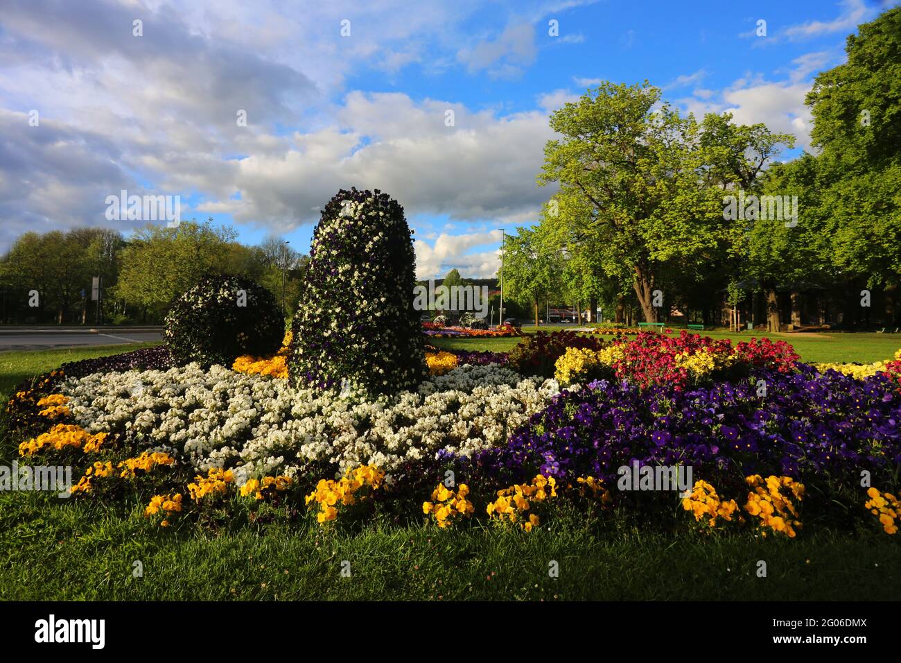 Amberg, Oberpfalz, Bayern jardin anglais à Amberg Ein Spaziergang durch das mittelalterliche Zentrum Ambergs verzaubert Kulturliebhaber Banque D'Images