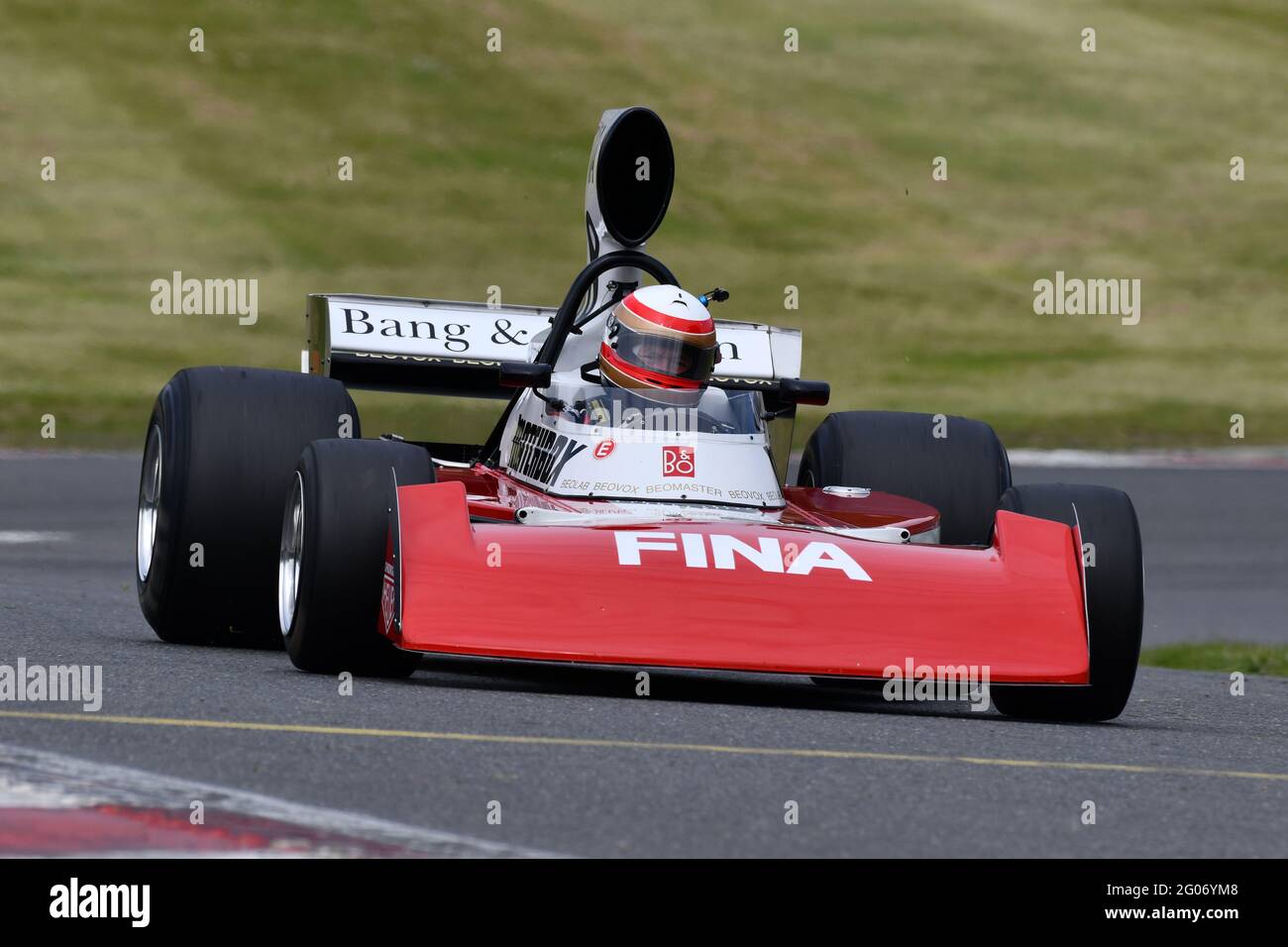 Marc Devi, Surtees TS16, Masters Historic Formula One, Masters Historic Festival, Brands Hatch Grand Prix circuit, mai 2021, Fawkham, Longfield, Kent Banque D'Images