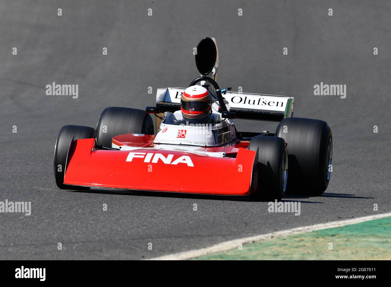 Marc Devi, Surtees TS16, Masters Historic Formula One, Masters Historic Festival, Brands Hatch Grand Prix circuit, mai 2021, Fawkham, Longfield, Kent Banque D'Images