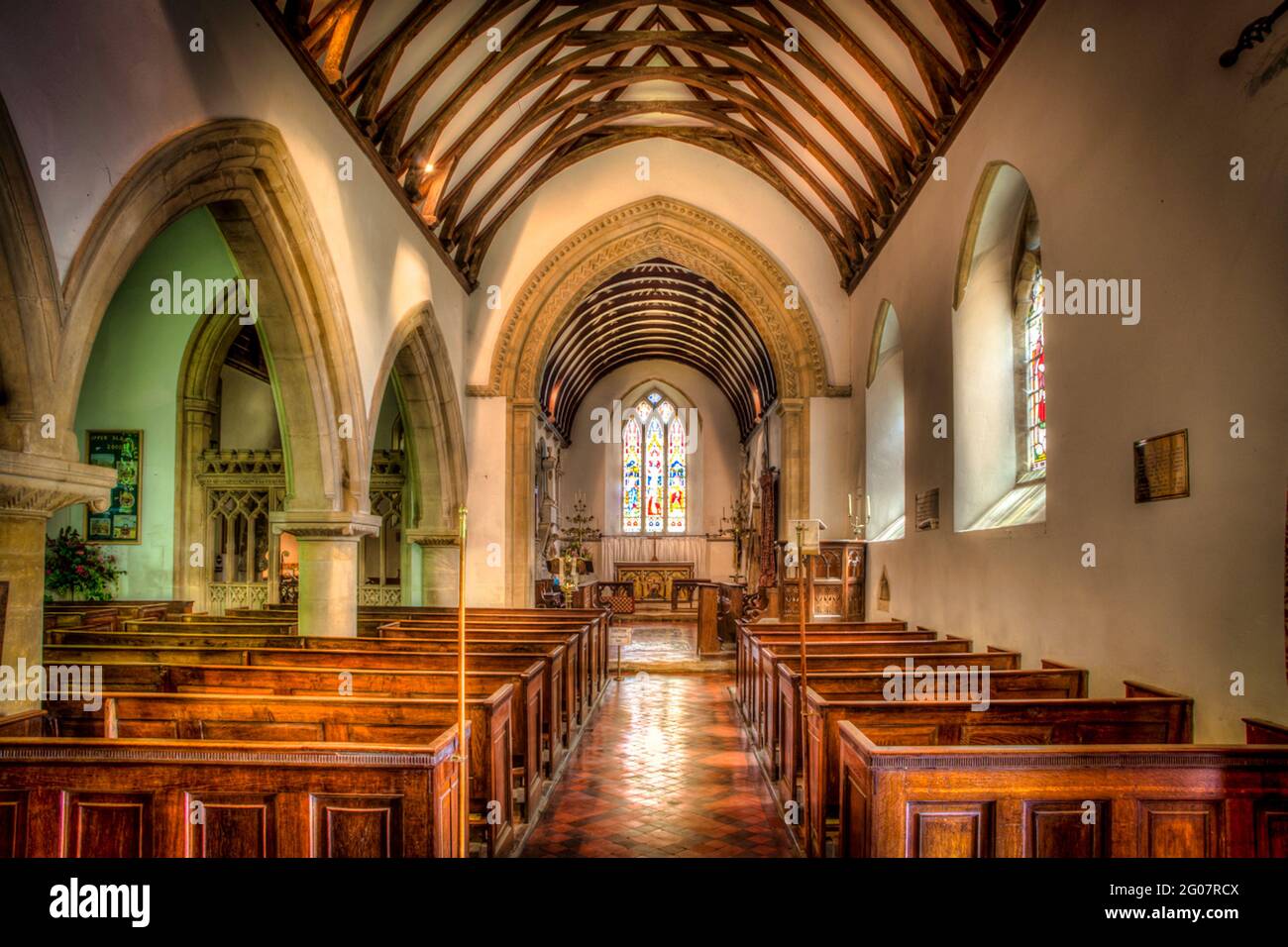 Vue de l’église Banque D'Images