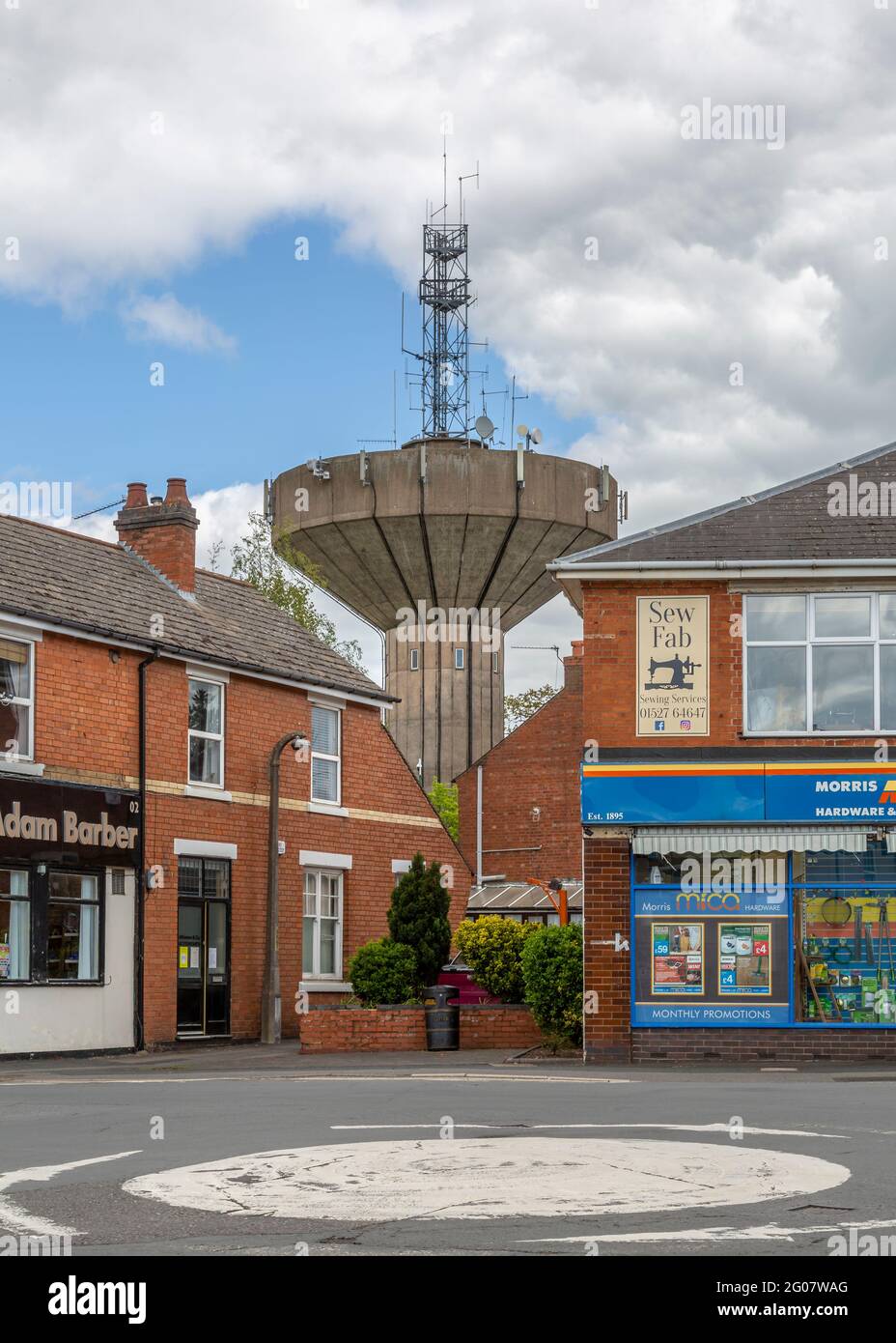 Redditch Water Tower, Headless Cross, Redditch, Worcestershire. Banque D'Images