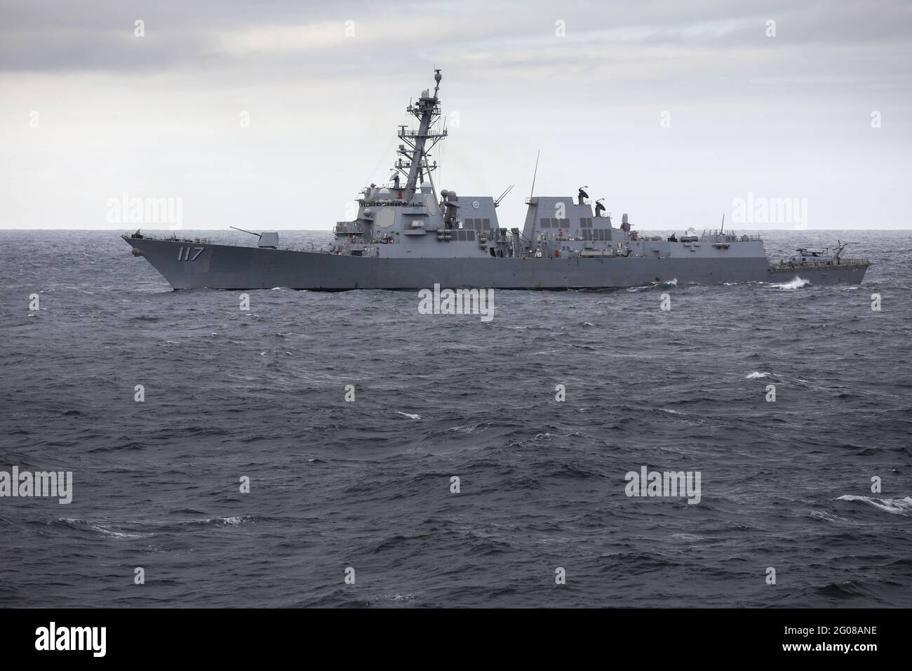 USS Paul Ignatius (DDG-117) un destroyer Arleigh de la Marine des États-Unis Banque D'Images