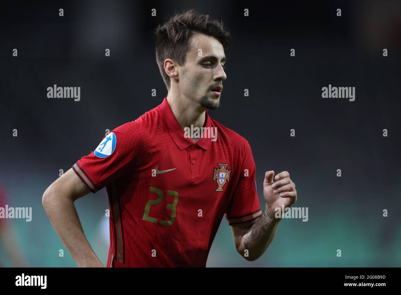 Ljubljana, Slovénie, le 31 mai 2021. Fabio Vieira du Portugal lors du match 2021 des Championnats U21 de l'UEFA à Stadion Stoczicw, Ljubljana. Le crédit photo devrait se lire: Jonathan Moscrop / Sportimage Banque D'Images