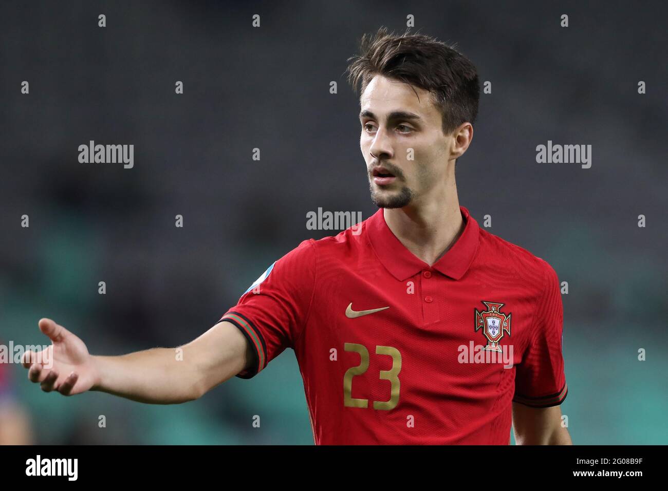 Ljubljana, Slovénie, le 31 mai 2021. Fabio Vieira du Portugal lors du match 2021 des Championnats U21 de l'UEFA à Stadion Stoczicw, Ljubljana. Le crédit photo devrait se lire: Jonathan Moscrop / Sportimage Banque D'Images