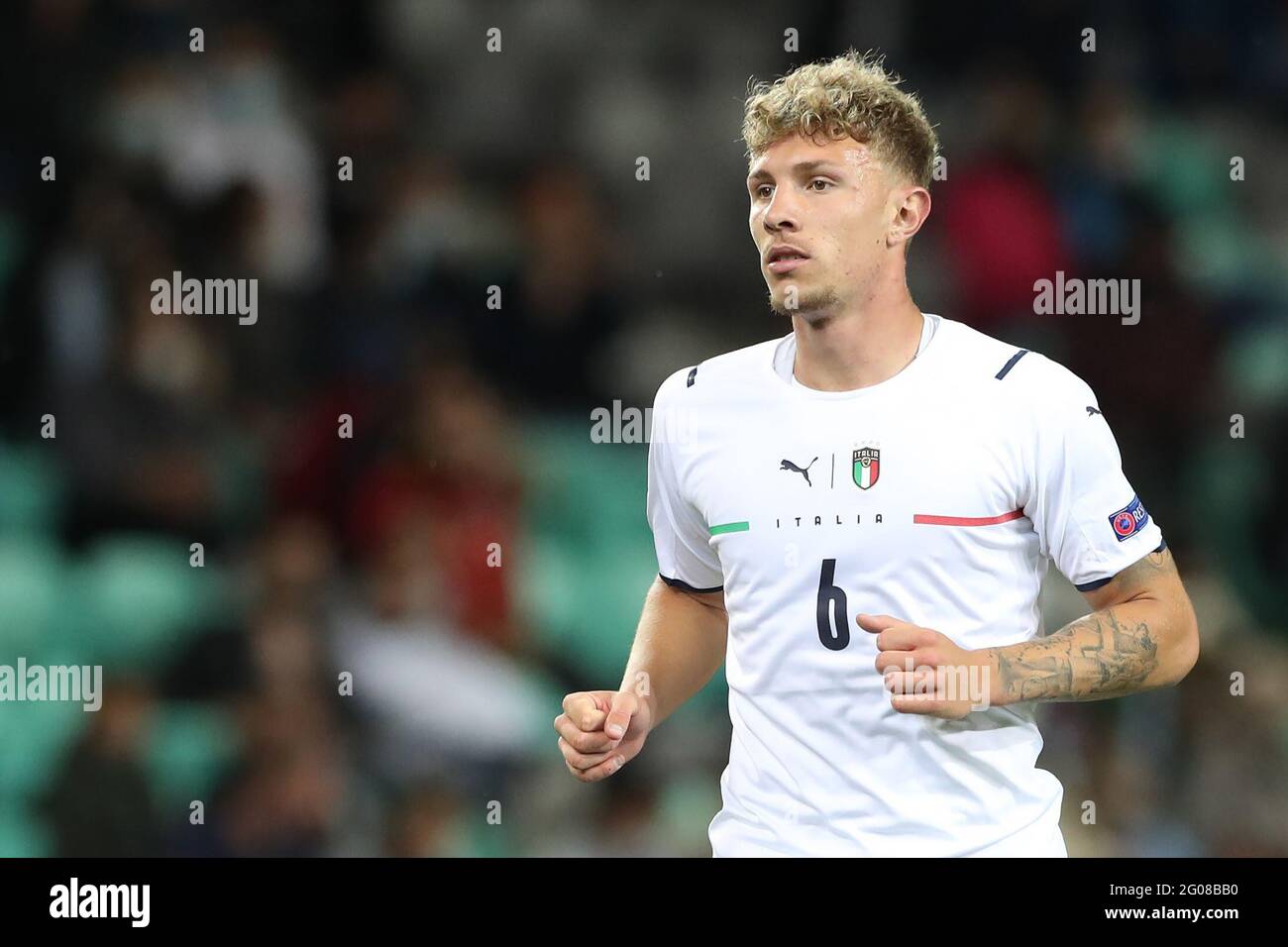 Ljubljana, Slovénie, le 31 mai 2021. Matteo Lovato, d'Italie, lors du match 2021 des Championnats U21 de l'UEFA au Stadion Stoczicw, à Ljubljana. Le crédit photo devrait se lire: Jonathan Moscrop / Sportimage Banque D'Images