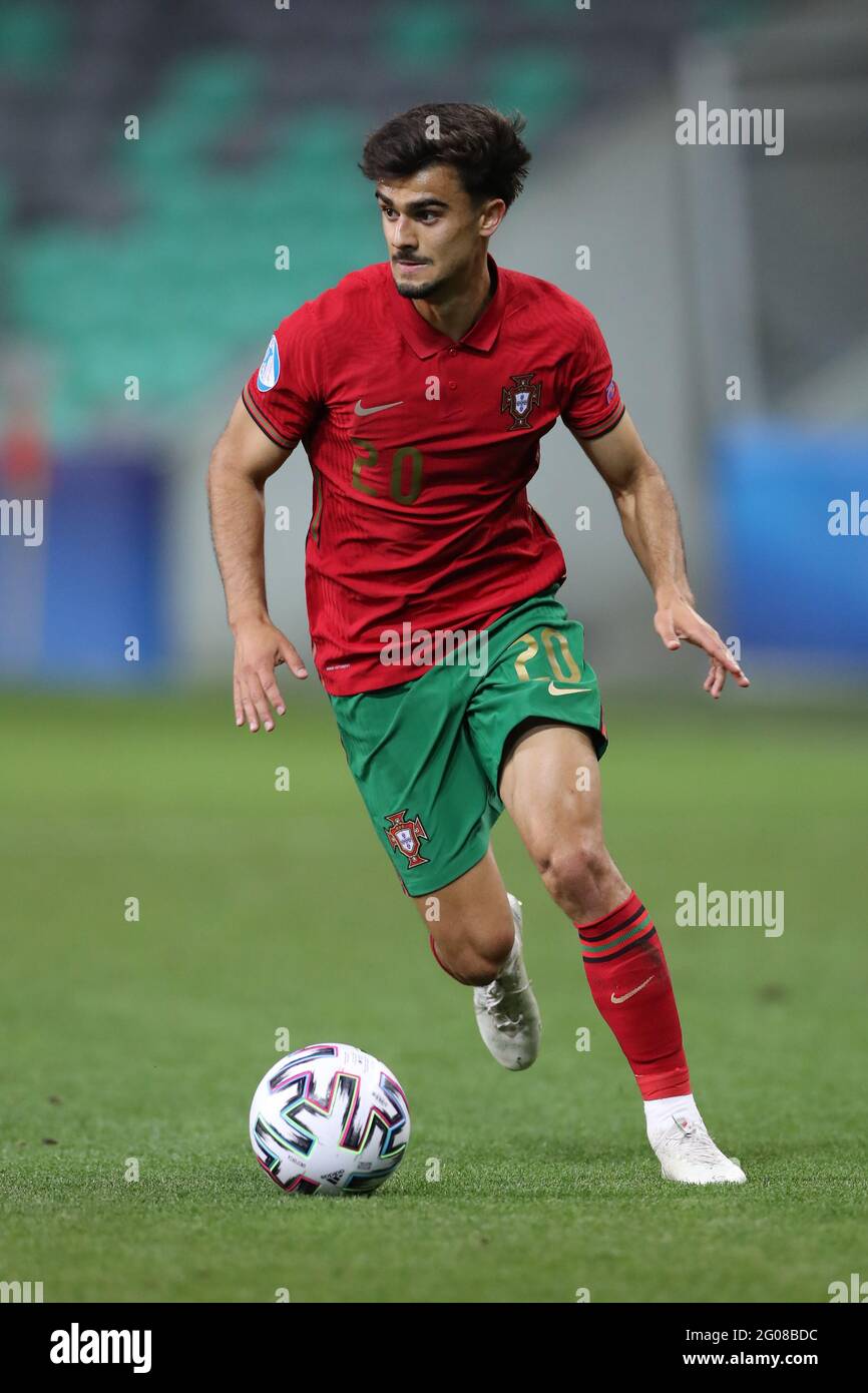 Ljubljana, Slovénie, le 31 mai 2021. JOTA du Portugal lors du match 2021 des Championnats U21 de l'UEFA à Stadion Stoczicw, Ljubljana. Le crédit photo devrait se lire: Jonathan Moscrop / Sportimage Banque D'Images