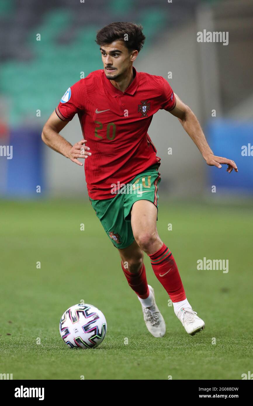 Ljubljana, Slovénie, le 31 mai 2021. JOTA du Portugal lors du match 2021 des Championnats U21 de l'UEFA à Stadion Stoczicw, Ljubljana. Le crédit photo devrait se lire: Jonathan Moscrop / Sportimage Banque D'Images