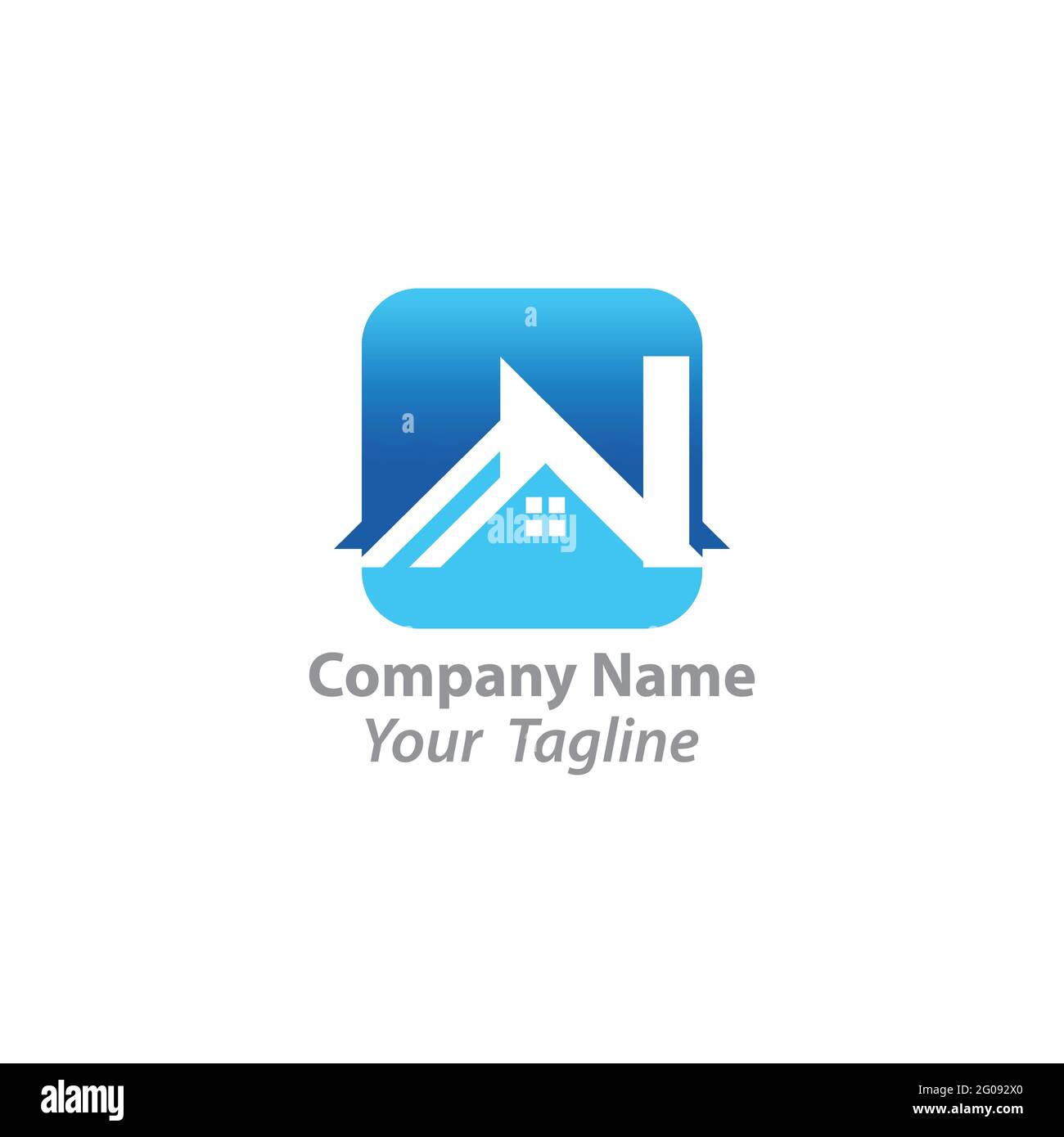Design moderne et minimaliste du logo pour l'immobilier.EPS 10 Illustration de Vecteur