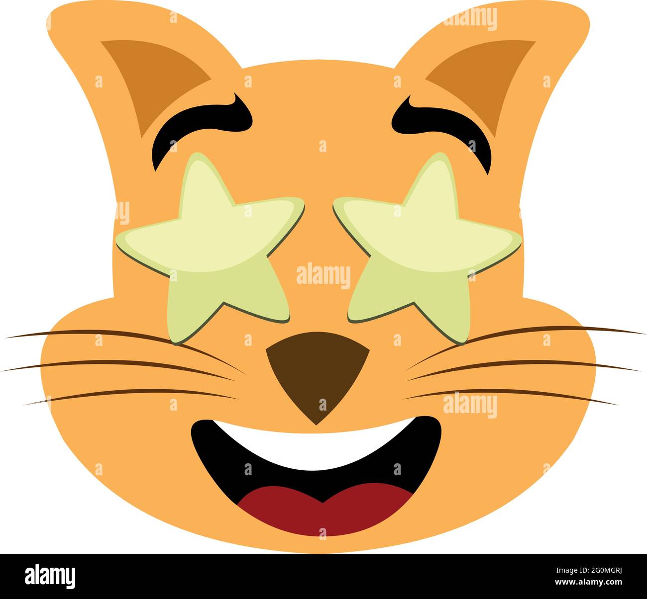 Chat Bouche Ouverte Banque D Images Vectorielles Alamy