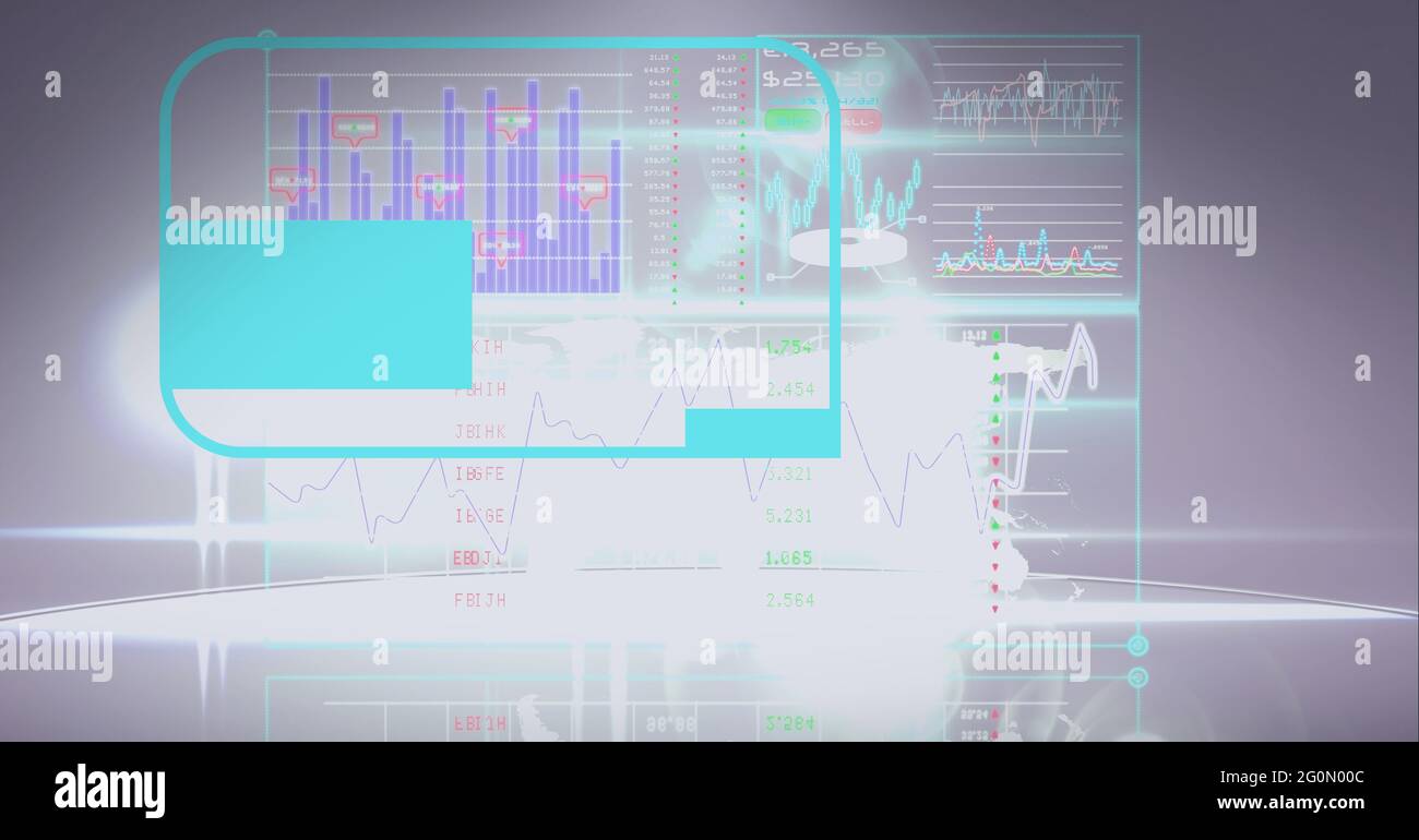 Composition de l'analyse de l'oscilloscope et du traitement des données ...