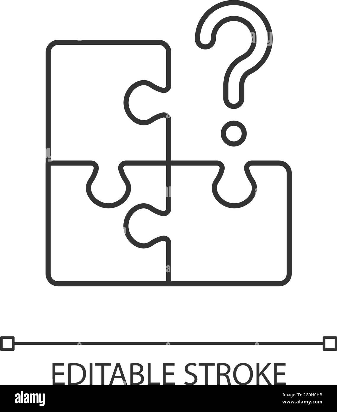 Icône linéaire mosaïque Illustration de Vecteur