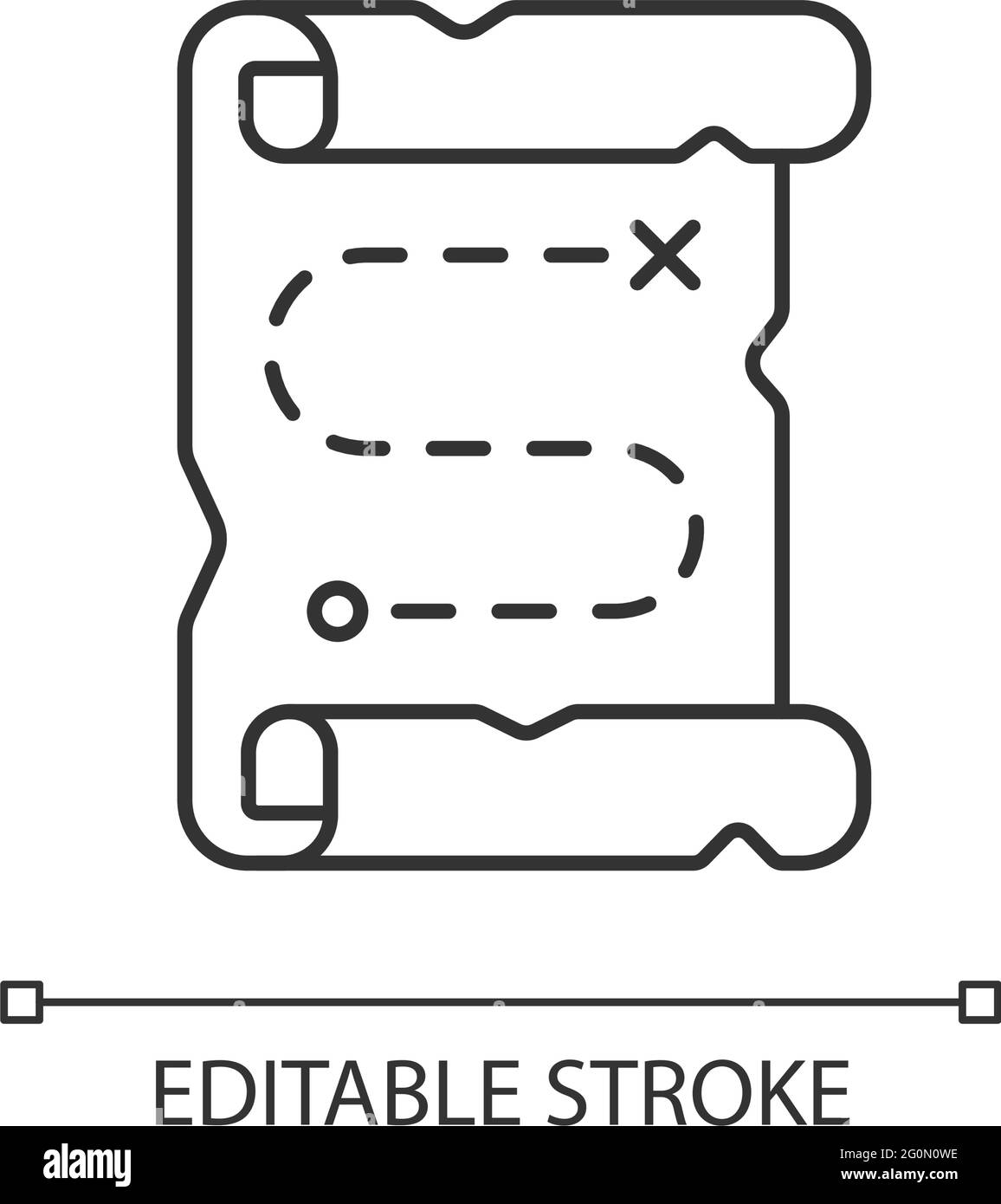 Icône de projection linéaire Illustration de Vecteur