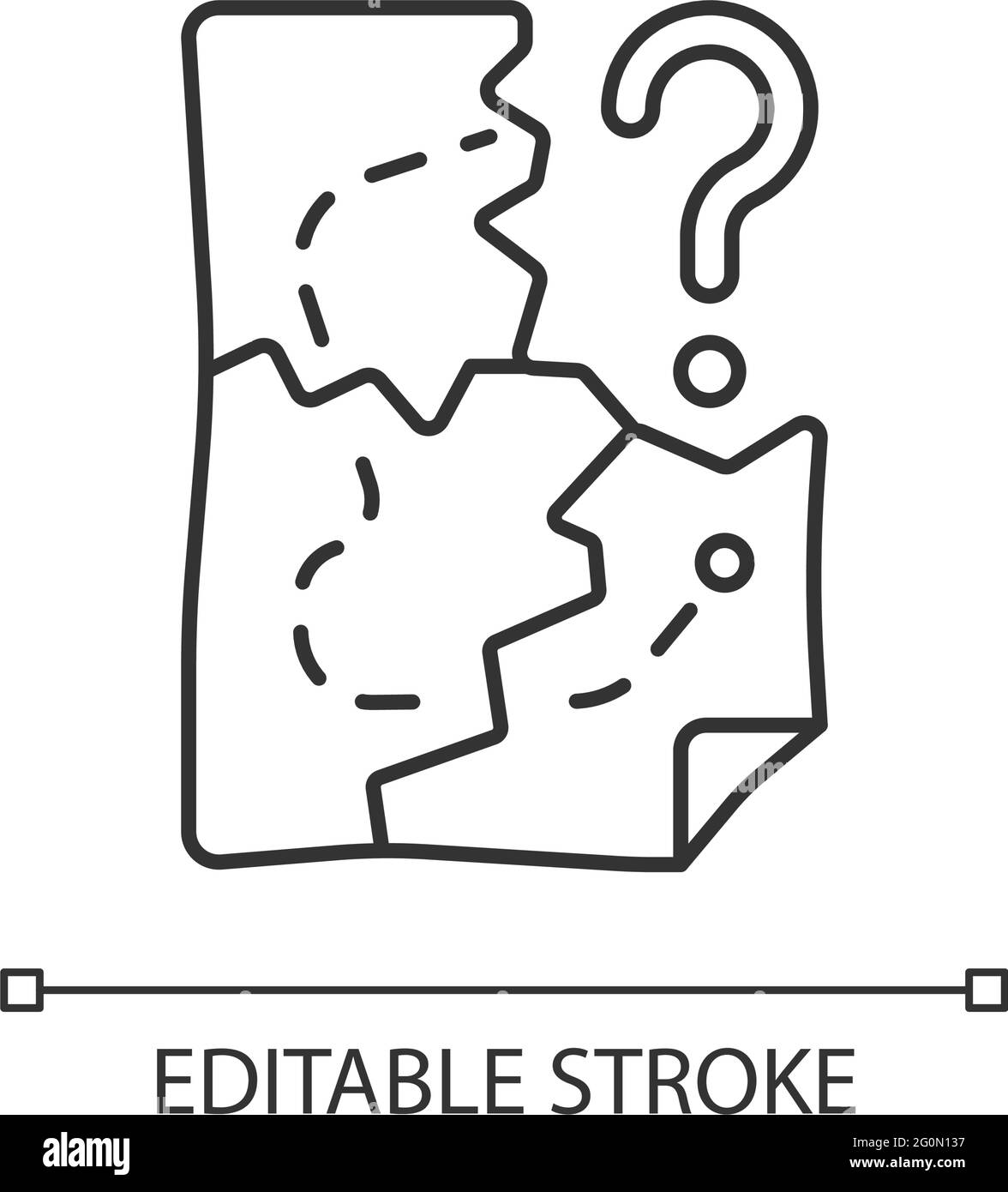 Icône de projection linéaire de pièces Illustration de Vecteur