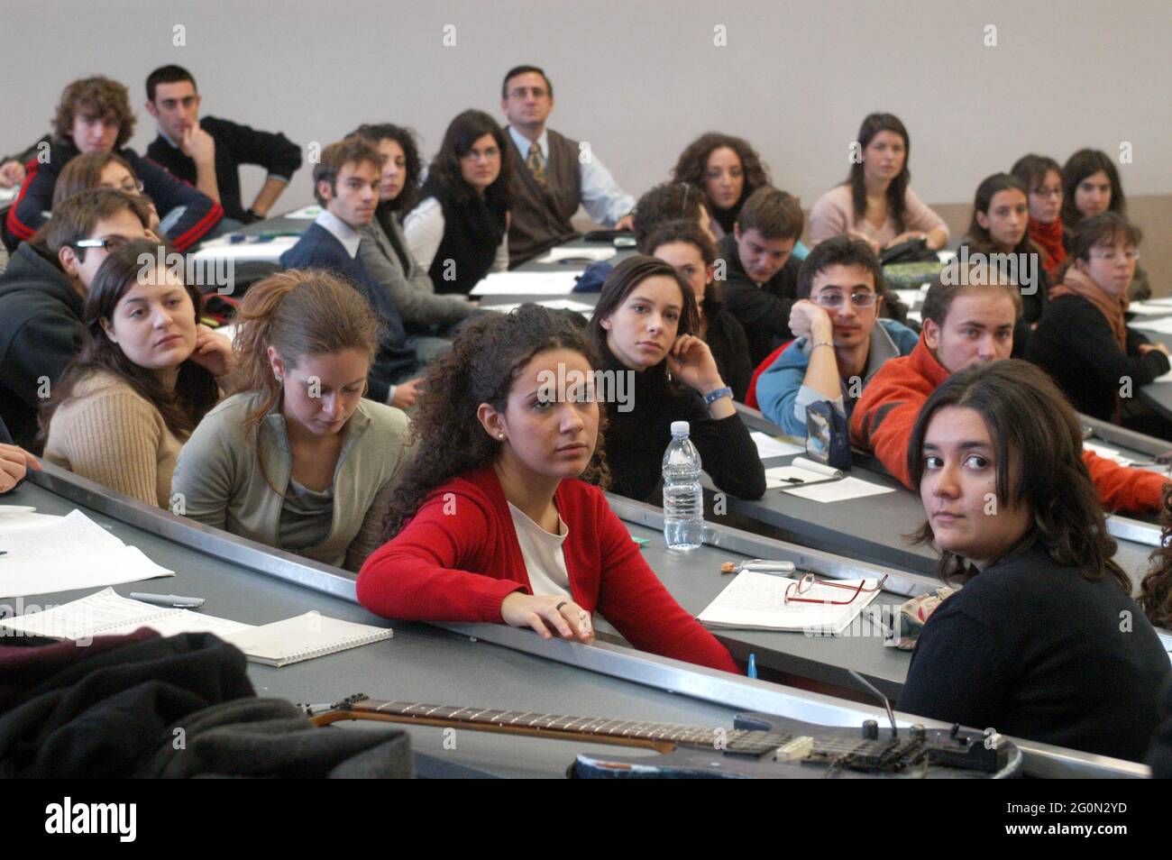 Milan (Italie), Université commerciale Luigi Bocconi. Banque D'Images