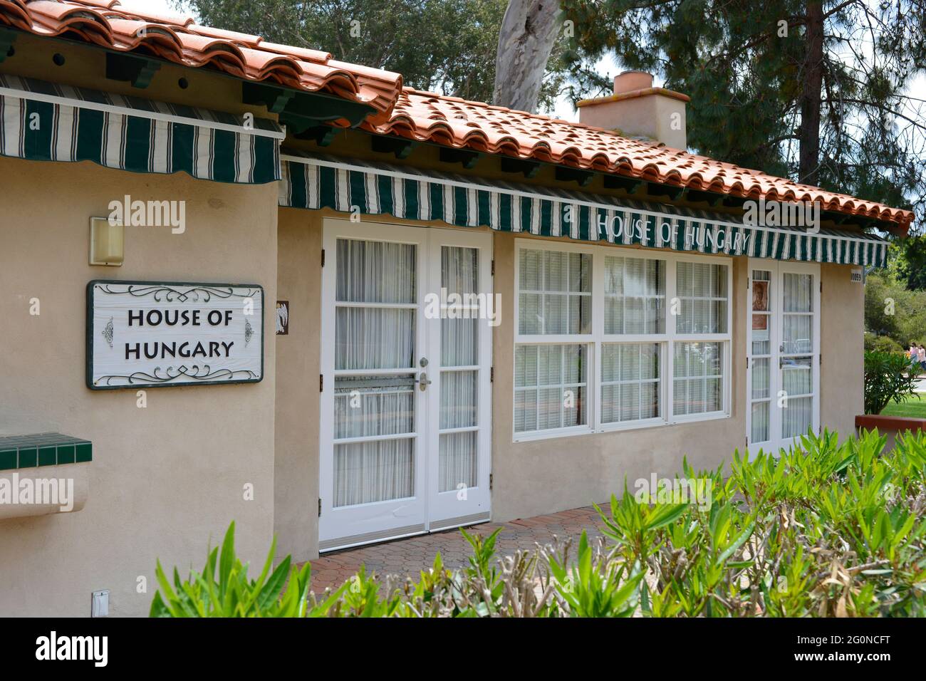 House of Pacific relations International Hongrois Cultural Cottage situé à Balboa Park à San Diego, CA Banque D'Images
