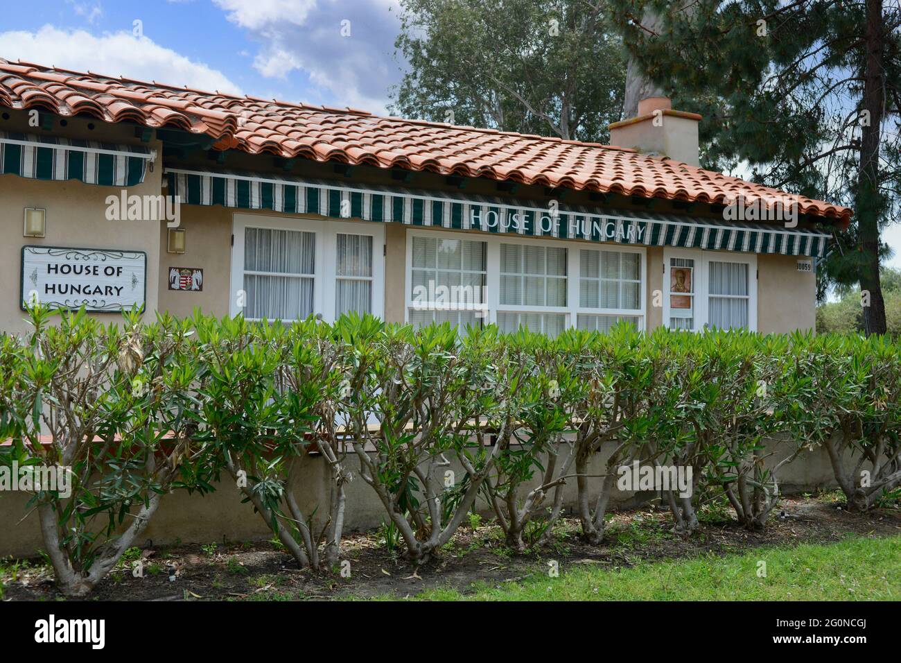 House of Pacific relations International Hongrois Cultural Cottage situé à Balboa Park à San Diego, CA Banque D'Images