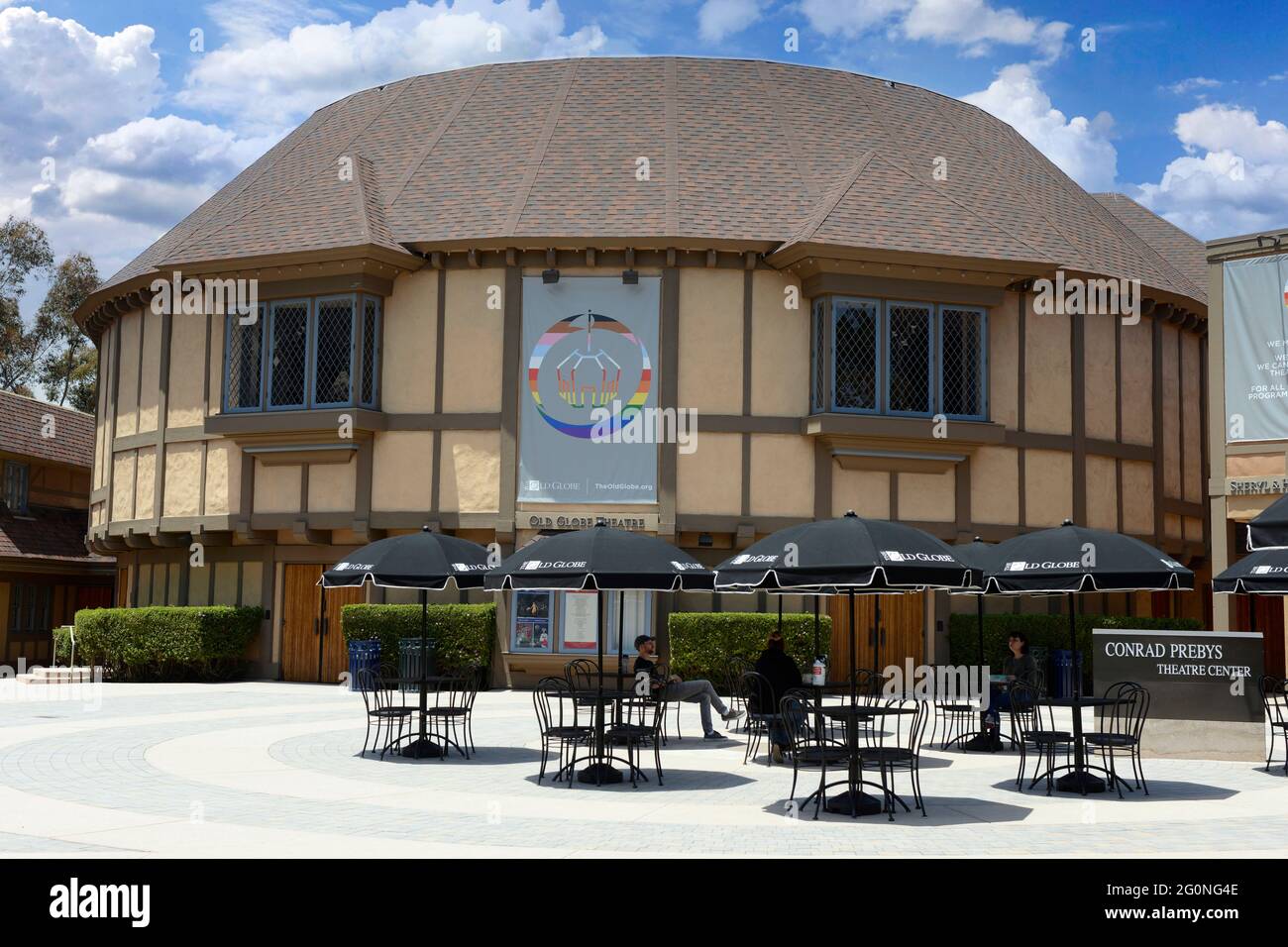 The Old Globe Theatre, un nouveau développement à Balboa Park, San Diego, CA Banque D'Images