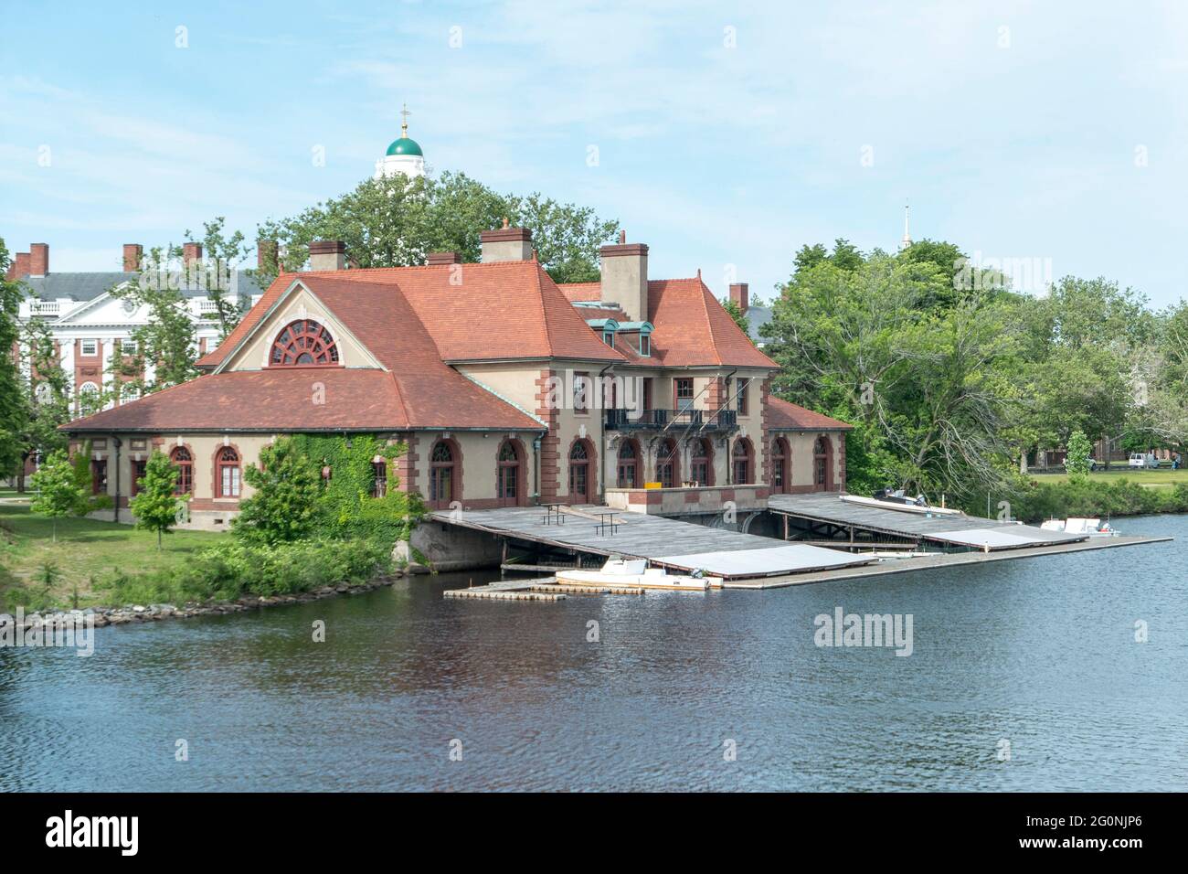 La soudure Boat House dans l'Université de Harvard, Cambridge, Massachusetts Banque D'Images