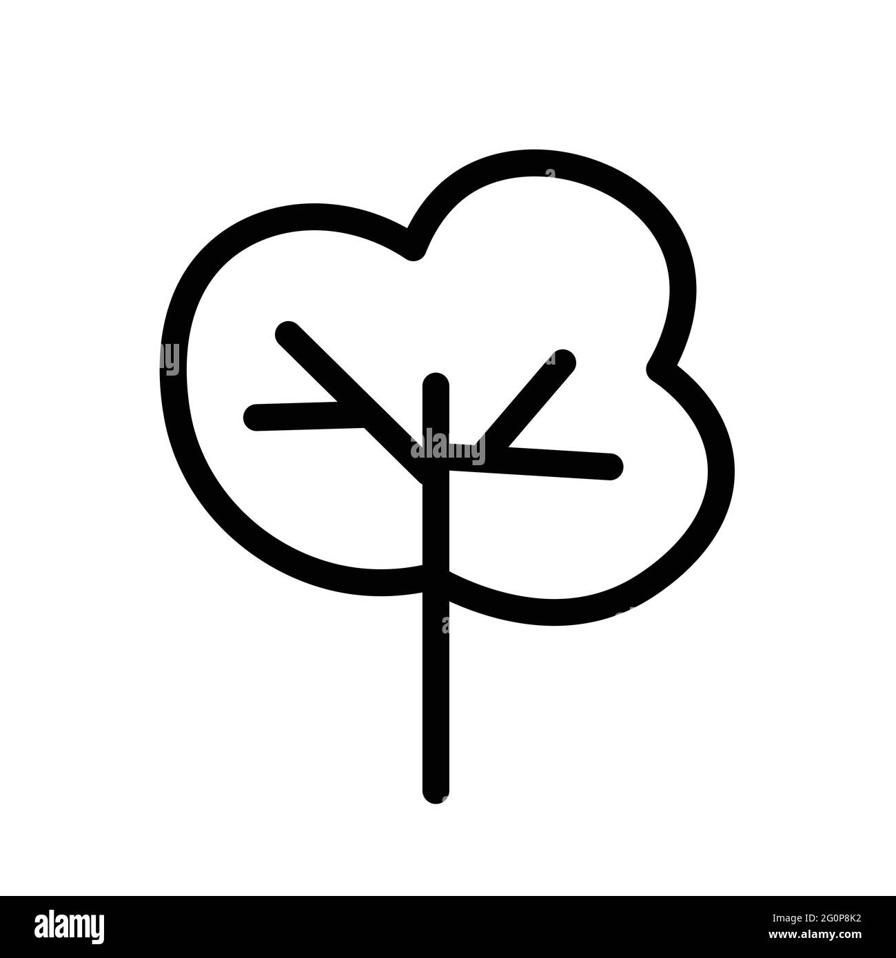 ic-ne-d-arborescence-de-mod-le-noir-et-blanc-symbole-vectoriel-isol