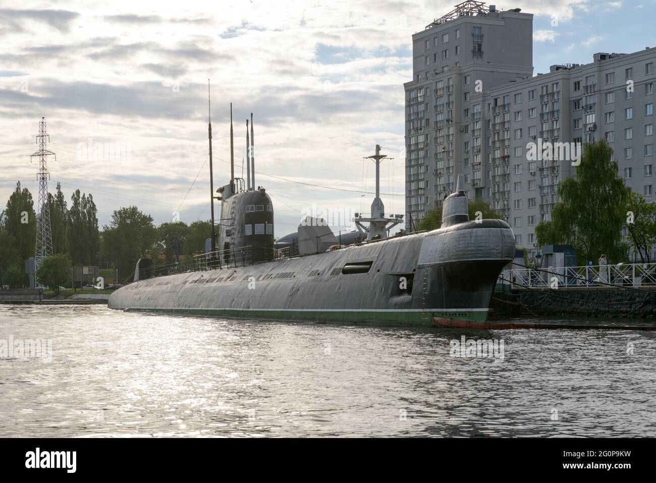 Une exposition du Musée mondial de l'océan. Sous-marin du musée maritime. Kaliningrad, Russie Banque D'Images