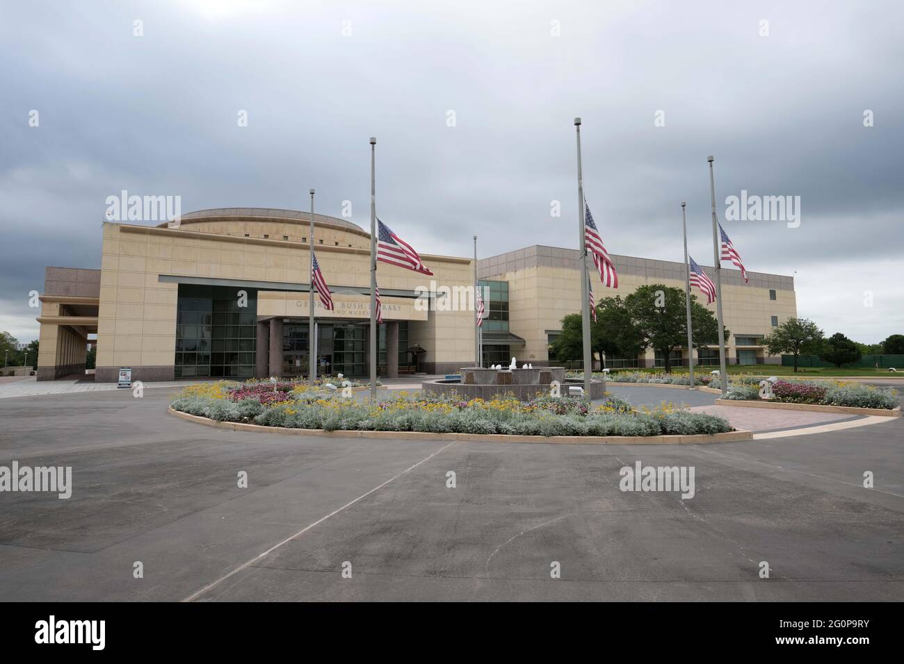 The George Bush Presidential Library and Museum, dimanche 30 mai 2021, à College Station, Texte Banque D'Images