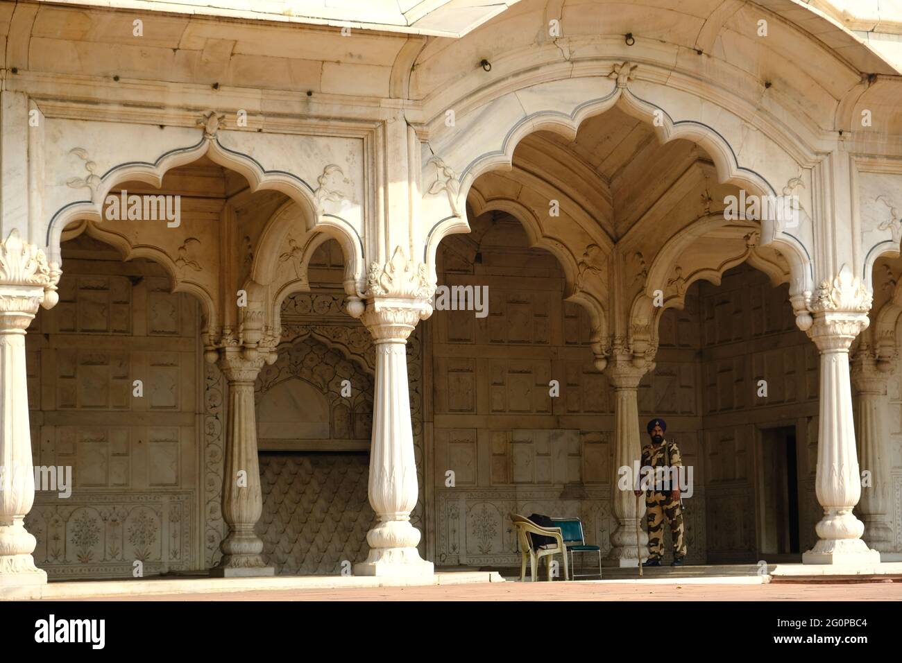 Inde Delhi - Humayun tomb Park outbuilding Banque D'Images