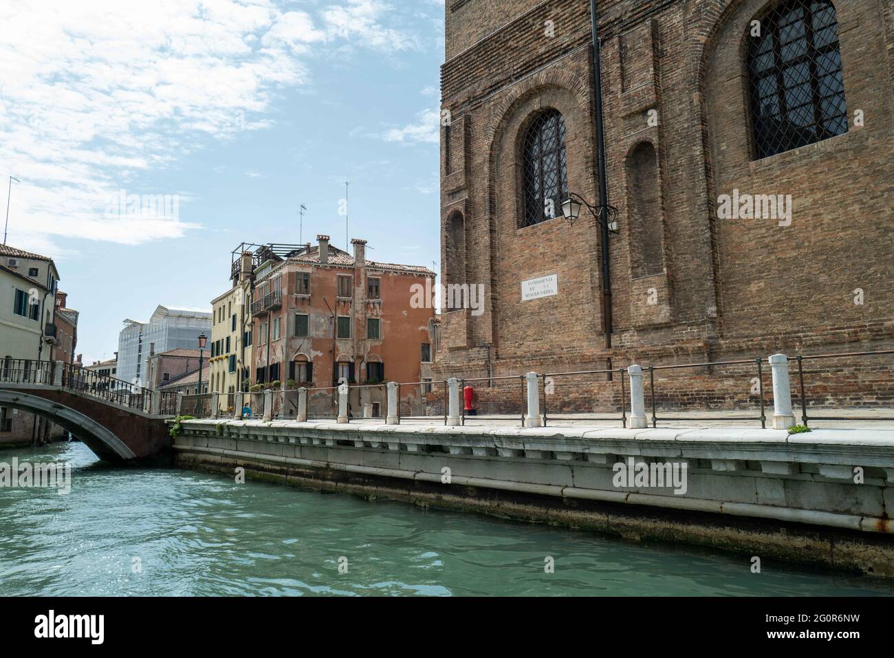 Venise pendant le confinement de Covid19, Italie, Europe, fondamenta de la misericorda, Banque D'Images