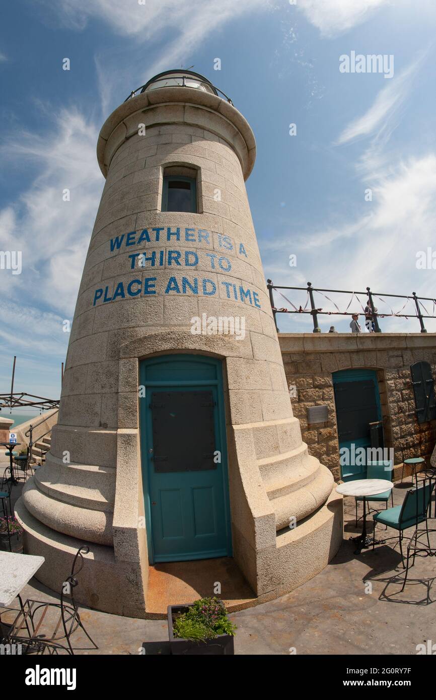 Folkestone Harbour Harbour Harbour Harbour large angle de facheye Banque D'Images