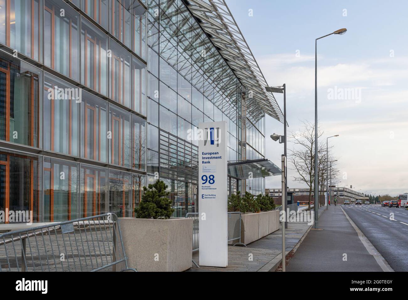 Banque européenne d'investissement à Kirchberg - Luxembourg, Luxembourg Banque D'Images
