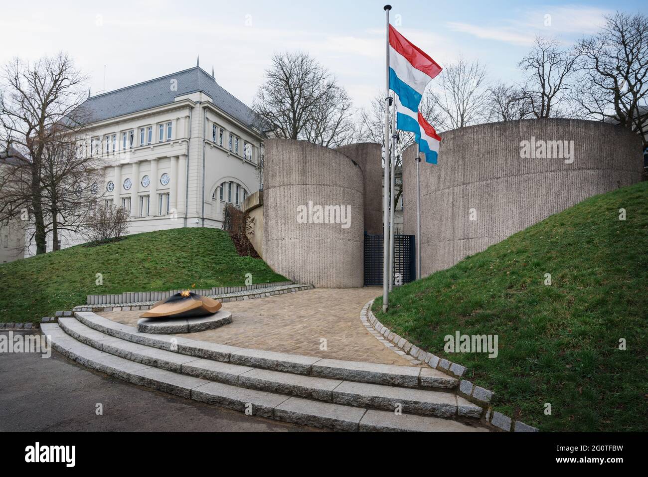 Monument national de la solidarité à Cannon Hill - ville de Luxembourg, Luxembourg Banque D'Images