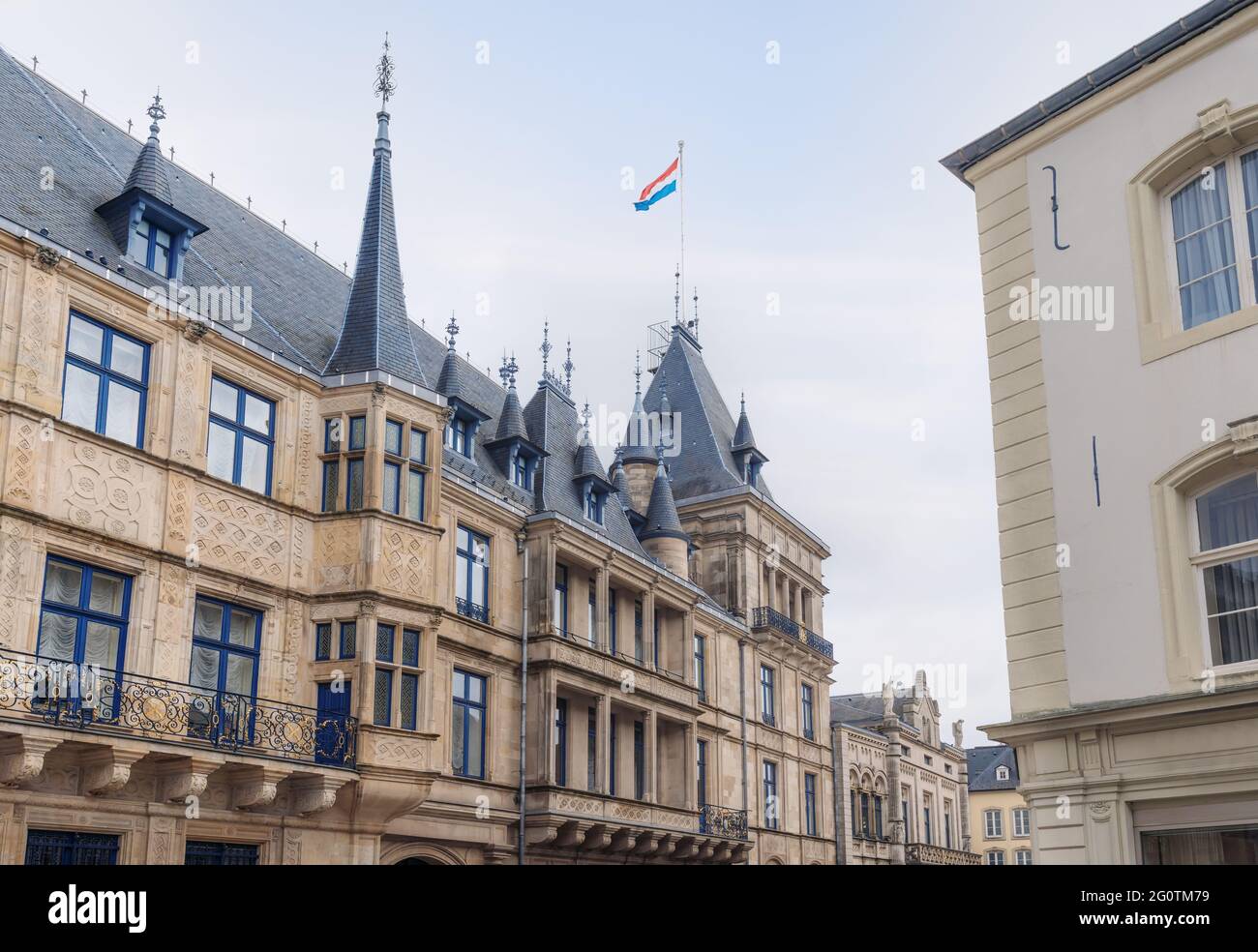 Palais grand-ducal - ville de Luxembourg, Luxembourg Banque D'Images