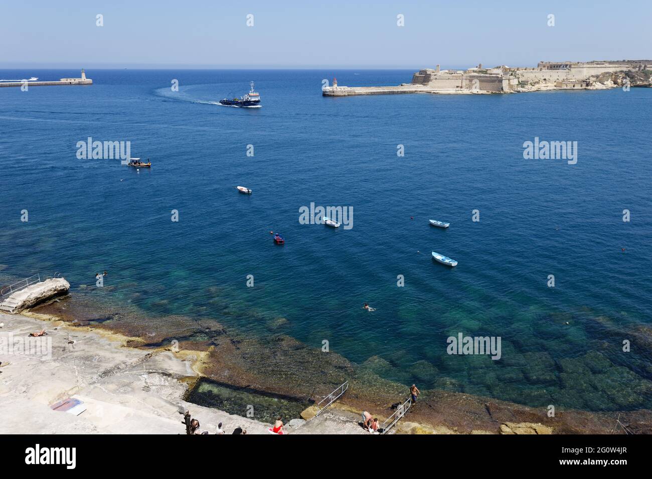 Bighi - Valetta Banque D'Images