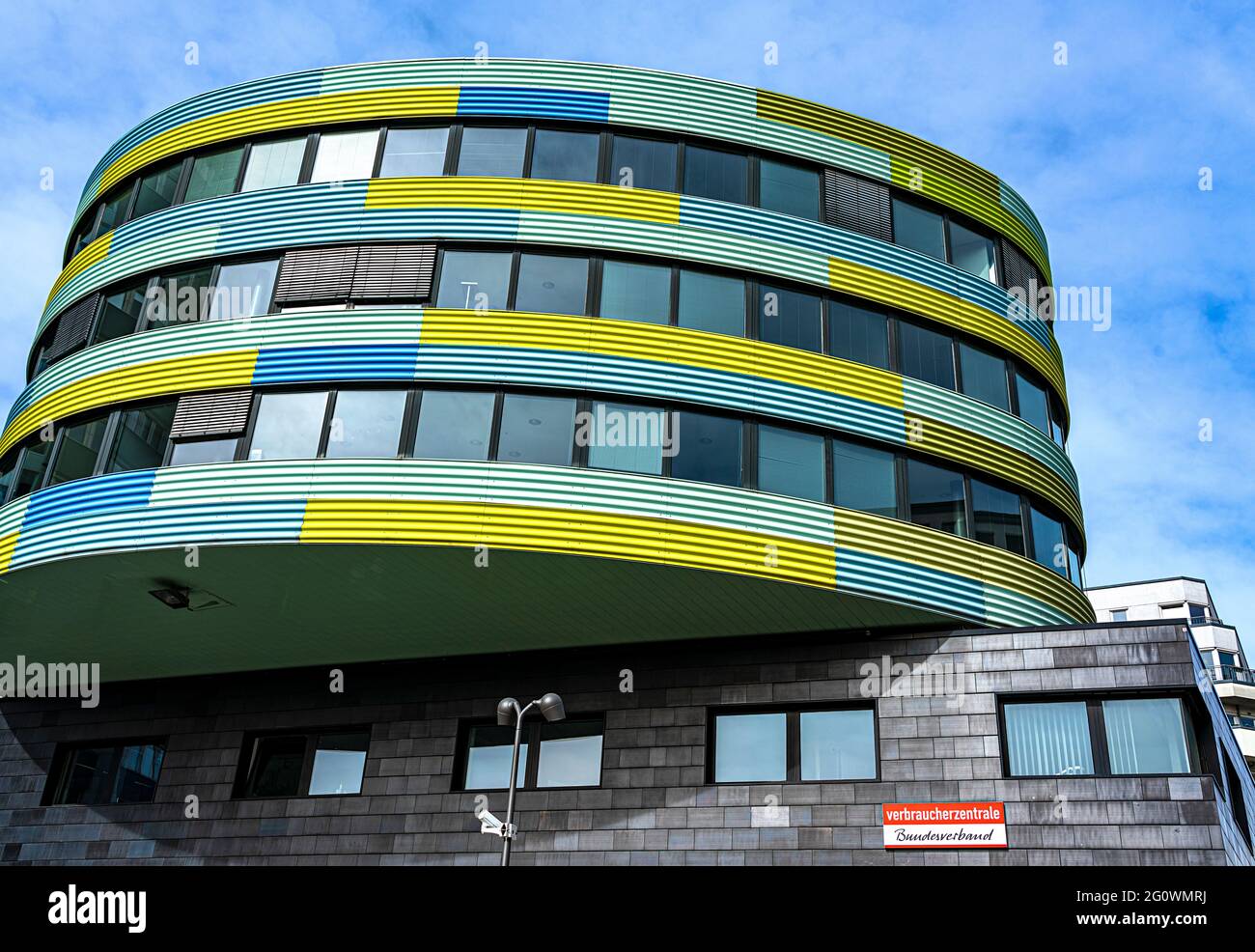 Siège de l'Association fédérale des organisations de consommateurs à Rudi Dutschke Strasse Banque D'Images