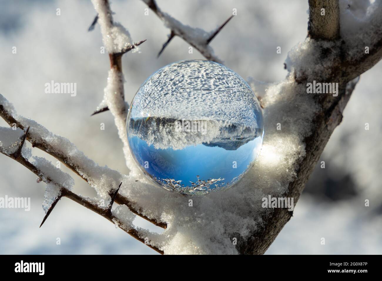 Une boule à neige est une sphère transparente Banque de photographies et  d'images à haute résolution - Alamy