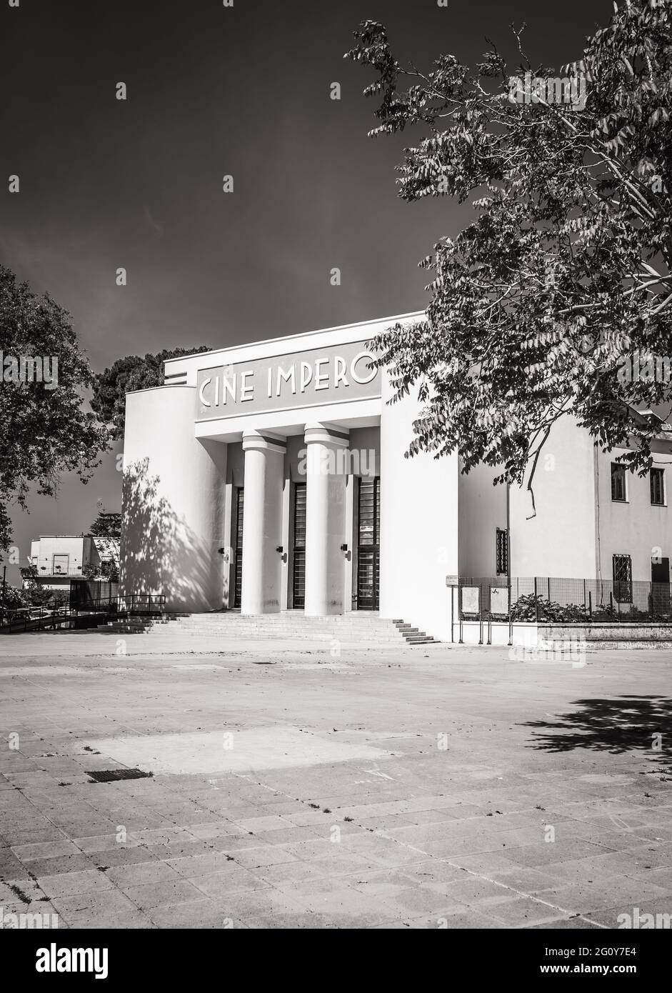 Teatro Impero, Marsala, Trapani, Sicile, Italie, Europe Banque D'Images