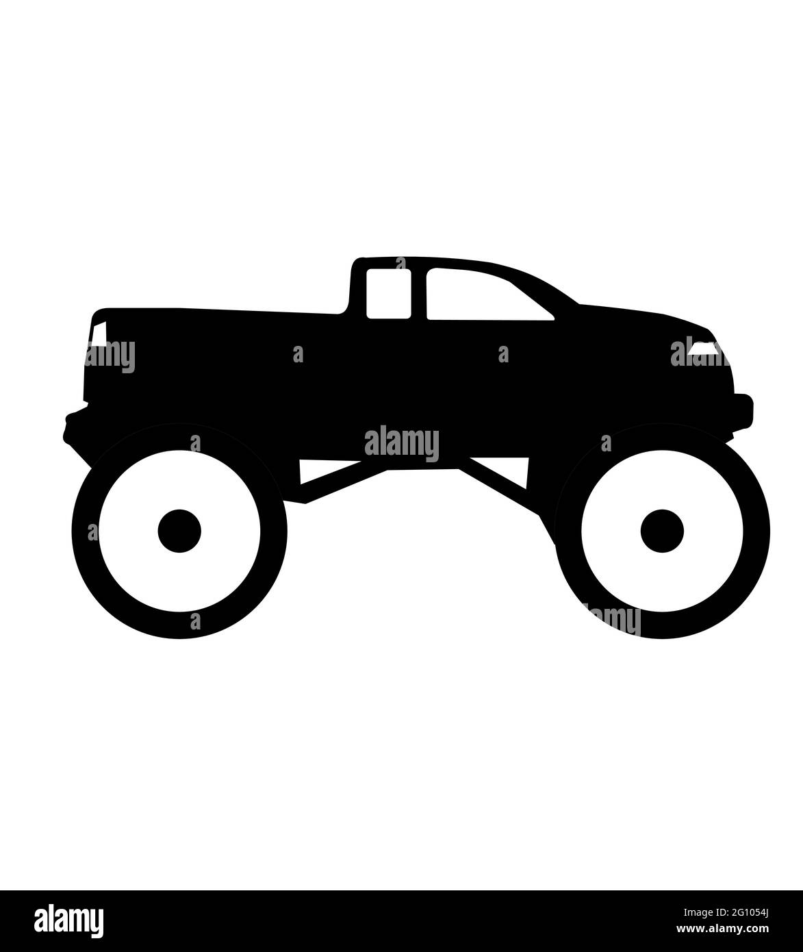 monster truck vector en noir Illustration de Vecteur monster truck vector en noir Illustration de Vecteur