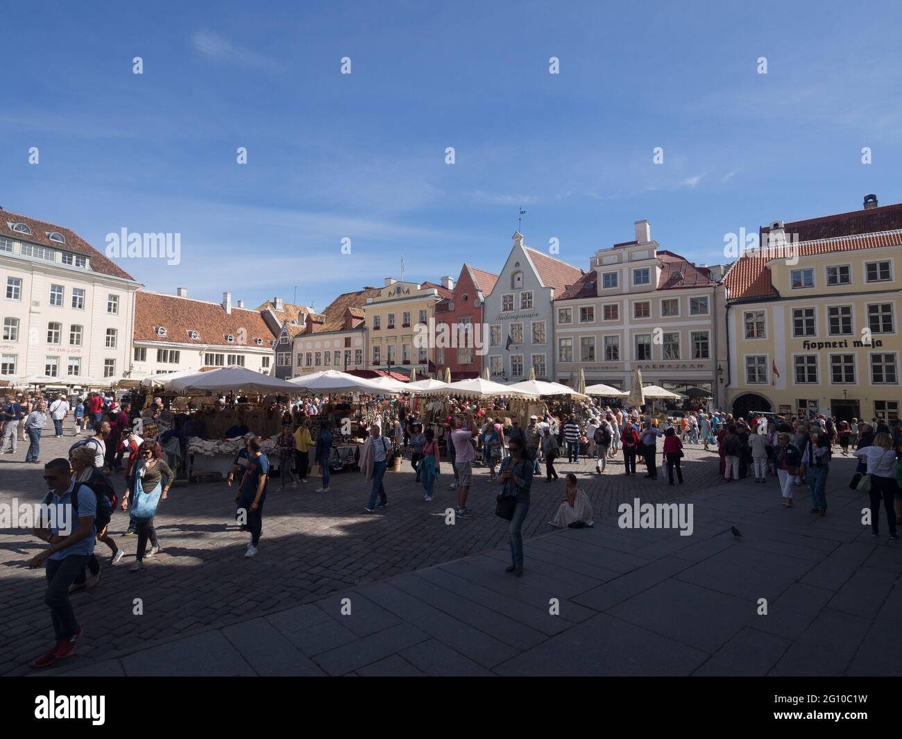 Le Cityscapet de Tallinn en Estonie Banque D'Images