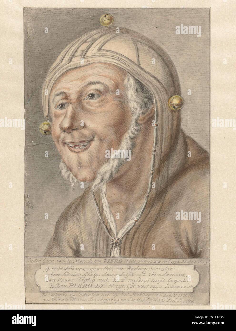 Portrait de Pieter Cornelisz. Van der Morsch. Banque D'Images