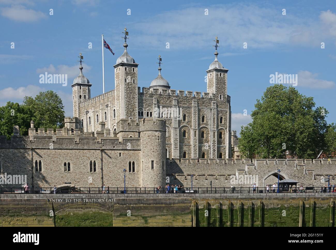 Tower of London, juin 2021 la Tour est un monument historique de Londres et attire des milliers de visiteurs traîtres Gate est une entrée par laquelle Banque D'Images