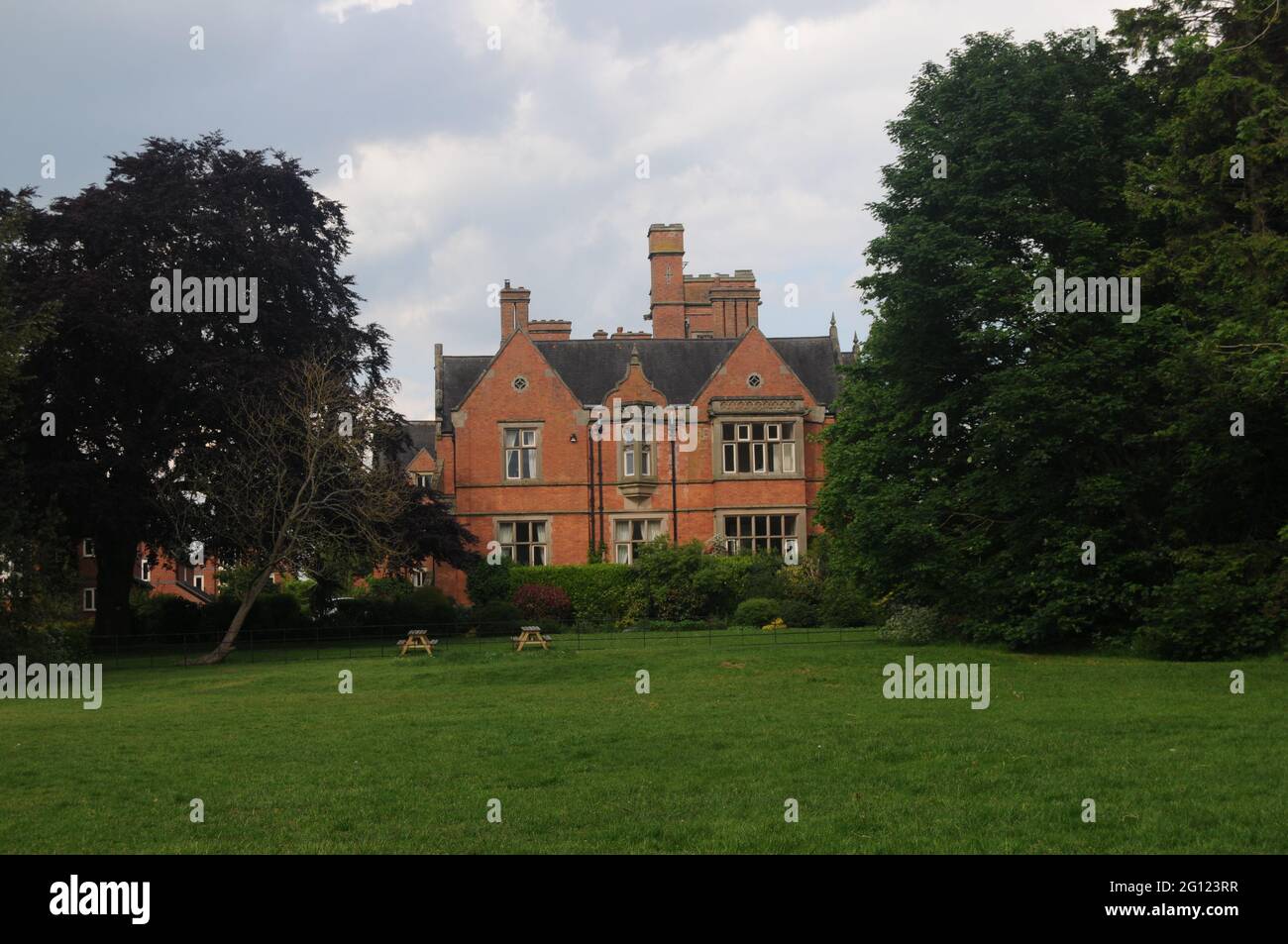 Mickleover Manor et terrain à Derbyshire, Angleterre Banque D'Images